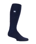 Heat Holders LITE - Mens Knee High Thin Thermal Socks for Wellington Boots - Navy Nylon - Size UK 6-11