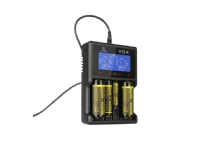 XTAR VC4SL batteriladdare för Li-ion / Ni-MH / Ni-CD 18650 cylindriska batterier