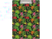 Biurfol Board Med Klämma Pvc-Dyna För A4-Papper Blommor