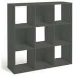Habitat Squares 9 Cube Storage Unit - Dark Grey