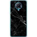 Xiaomi Poco F2 Pro Transparent Mobilskal Svart marmor