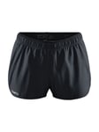 Craft Essence 2" Stretch Shorts Svart Dame - Størrelse Small