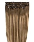 Beauty Works Deluxe Clip in 18inch Mocha Melt Hair Extensions