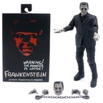 NECA Ultimate Frankenstein Monster Black & White 7'' Action Figure Halloween Toy