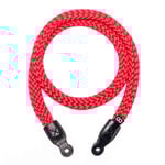 Cooph Braid Camera Strap - Red 125cm