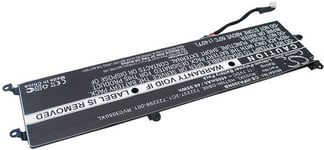 Kompatibelt med Hp ENVY Rove 20-k000en, 11.1V, 4500 mAh