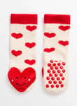 Tu Valentines Day Heart Rattle Socks 6-12 months Multi Coloured Months