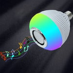 Colorful Smart Bluetooth Speaker Music Bulb ABS Colorful Down light Bul