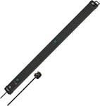 Brennenstuhl Premium-Line FB Extension Socket With Safety Fuse Button 12-way 3m H05VV-F3G1.5 black