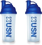USN Protein Shaker, 700 Ml (Pack of 2)
