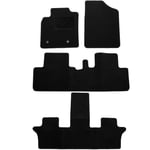 Bilmattor for Toyota Avensis Verso 20012006 7 platser 4 delar
