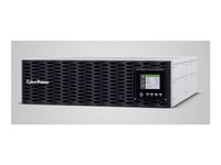 Cyberpower Online (High-Density) Ol5kerthdl - Ups (Rackmonterbar/Extern) - Ac 200/208/220/230/240 V - 5000 Watt - 5000 Va - Rs-232, Usb - Utgångskontakter: 11 - Aktive Pfc - 3U - Svart