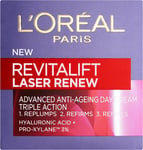 Revitalift Laser Face Moisturiser, X3 Triple Action Anti-Ageing Day Cream with P