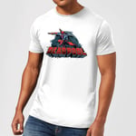 Marvel Deadpool Sword Logo Men's T-Shirt - White - XL