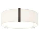 Astro Salina 400, Dimmable Indoor Ceiling Light (White Fabric), Designed in Britain - 1463001-3 Years Guarantee