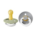 BIBS Napp Colour 2-pack Latex Rund night Sage/Cloud