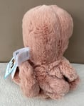 NEW Jellycat Baby Odell Octopus Tiny Soft Toy Comforter Peach Plush Sealife BNWT