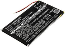 Kompatibelt med Pocketbook 631 Touch HD, 3.7V, 1500 mAh