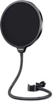 Aokeo Professional Microphone Pop Filter Mask Shield For Blue Yeti and Any Othe