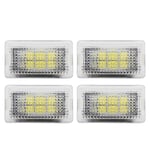 Tesla Model 3/Y/S/X Ultra-ljus LED-belysningskit för interiör - Bagageutrymmesbelysning, Dörrbelysning (4 st/set) - 6000k White
