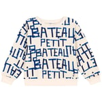 Petit Bateau Logo Collegegenser Kremhvit |  | 10 years
