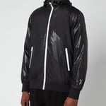 KENZO Men's Sport Zip Through Hooded Windbreaker - Black - XL