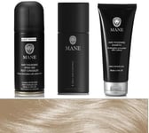 Mane 100 Ml Hair Thickener, Thickening Shampoo and 100 Ml Seal and Control (Ligh