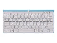 R-Go Compact Clavier, AZERTY (BE), blanc, filaire - Clavier - USB - AZERTY - Belge - blanc