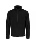 Craghoppers Mens Expert Corey 200 Half Zip Fleece Top (Black) - Size Medium