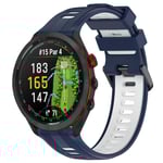 Garmin Approach S70 47mm Klockarmband i Silikon - Blå / Vit