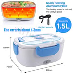 Portable Electric Heating Lunch Box 12V 24V Bento Travel Food Heater Car Plug UK