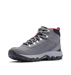 Columbia Men's Newton Ridge Plus Ii Waterproof Hiking Boot, Ti Grey Steel Rocket, 6.5 UK Wide