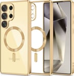 Tech-Protect Magflex Magsafe Galaxy S25 Ultra Shiny Gold Standard