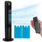 Air Cooler Portable Air Conditioner Fan Tower Humidifier Purifier Remote Black