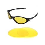 NEW POLARIZED REPLACEMENT NIGHT VISION LENS FOR OAKLEY EYE JACKET SUNGLASSES