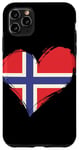 iPhone 11 Pro Max Norway flag in heart Norwegian Origin Pride Nordic Roots Case