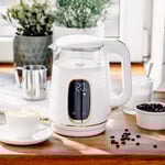 Vattenkokare LED med temperaturkontroll 1,7L - Vit