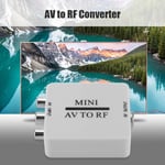 TV Switcher AV To RF Amplifier  for TV/VHS VCR/DVD Recorder