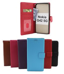 New Standcase Wallet Nokia G42 5G (Svart)