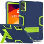 Xiaomi Redmi Pad SE Tvåfärgad Skal - Marinblå och grön