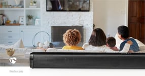 Bluetooth 5.0 Wireless TV Soundbar Speaker 3D Sound Bar Home HDMI ARC Black