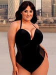 Curvy Kate Scantilly Icon Plunge Strapless Padded Body - Black, Black, Size 30Dd, Women
