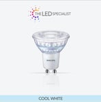 Philips 6.2W - 80W LED GU10 Cool White 4000K 36° LED Spotlight Dimmable Lamp 