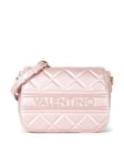 Valentino Ada Quilted Crossbody Saddle Bag, Pink, Women