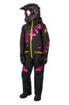 FXR CX Monosuit Barn Svart-Raspberry Fade""