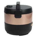 (Black)5L Electric Cooker Overvoltage Protection Multi Functions Rice Cooker