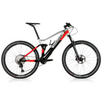 Wilier 101FX Hybrid Mountain E-Bike - 2022 Grey / Red Black Medium Grey/Red/Black