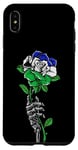 Coque pour iPhone XS Max Rose du Lesotho avec squelette Pride Drapeau du Lesotho Souvenir
