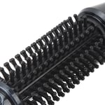 (UK Plug)Curling Iron Brush Foldable Portable Hot Curler Brush Electric Hair