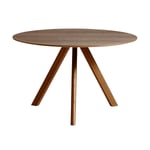 HAY CPH20 2.0 matbord o120 cm Lacquered walnut